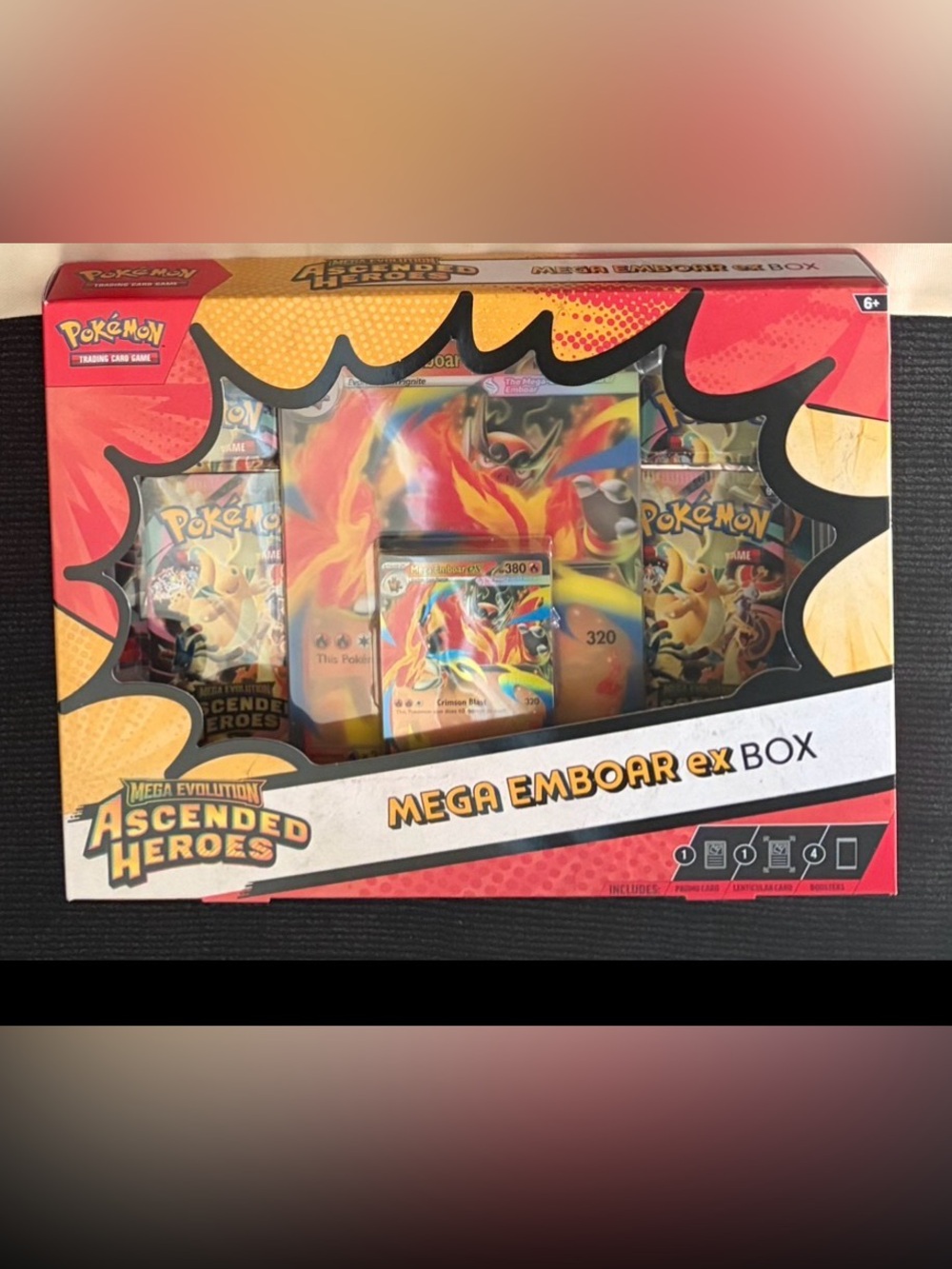 Pokemon Mega Embroar EX Collection Box